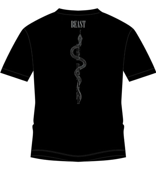 Basic Baumwollshirt – Snake Edition