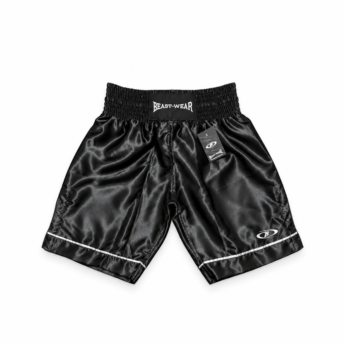 Boxhose Schwarz von BEAST-WEAR – Boxershorts für Boxen und Kickboxen