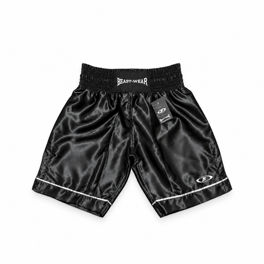 Boxhose Schwarz von BEAST-WEAR – Boxershorts für Boxen und Kickboxen