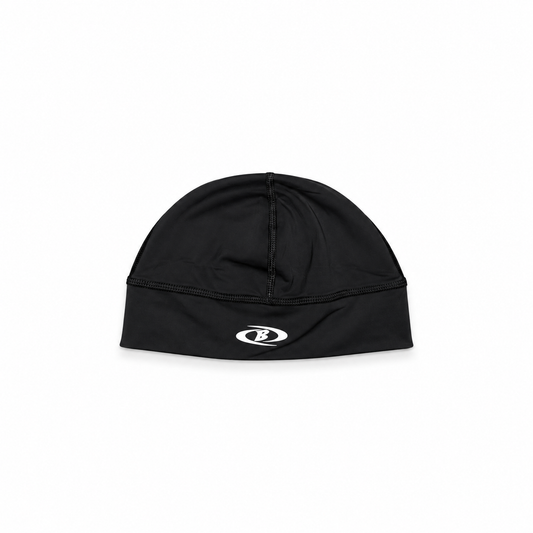 Performance-Mütze von BEAST-WEAR – schwarze Beanie, Vorderseite
